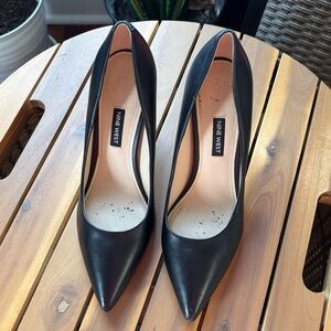 Nine West Black Pointed Toe Stilettos